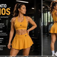 Conjunto Kirios Top deportivo y falda short - Img 55882603
