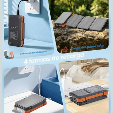 ☀️ Cargador Solar Portátil 49,800 mAh - Todo en Uno 🔋 - 3/3