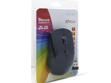 Mouse SEISA DN-V7 Inalámbrico Sencillo de varios colores, sin luces y baterías incluidas (2 AAA)...Ver fotos...59201354 - Img main-image