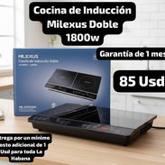 Cocina de Inducción Milexus Doble 1800w, Garantía de 1 mes, Entrega por un mínimo costo adicional de 1 Usd para toda La - Img 53107770