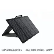 Panel solar portátil 220W Ecoflow - Img 55589107