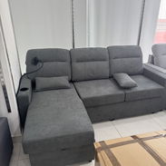 🚧 Sofá Cama en L con Baúl , Puerto USB , Porta Teléfono 🚧 - Img 58268141
