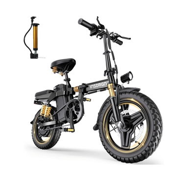 Bicicleta Eléctrica Plegable 14” 1500W Pico 48V 16Ah Autonomía Extendida y Frenos de Disco - Img 123281319