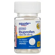 Equate Tabletas de Ibuprofeno sin Colorantes, 200 mg, Analgésico y Antipirético, 100 Unidades, Comparar con el Ingredien - Img 54837065