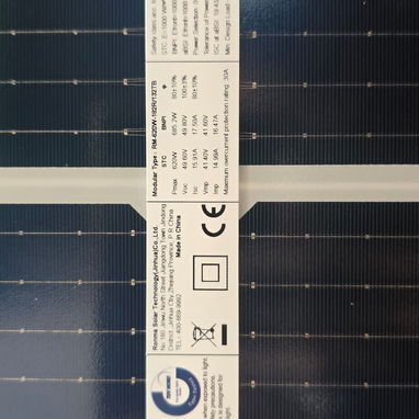 PANEL SOLAR 630 WATT ALTA EFICIENCIA - 2/2