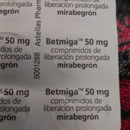 Vendo Betmiga™ 50 mg, 10  comprimidos de liberación prolongada  mirabegrón  09 2027 - Img 55649089