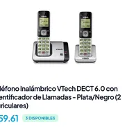 Teléfono Inalámbrico Vtech, con identificador de Llamadas y 2 Auriculares, $60 usd ❗ - Img 56841177