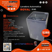 💲9KG💲LAVADORA ROYAL 9K. FACTURA A CLIENTE Y 6 MESES DE GARANTÍA. TLF 54833699 - Img 49292712