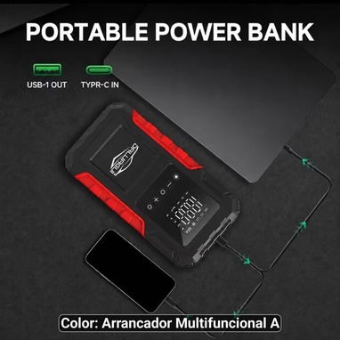 Arrancador, inflador, linterna, cargador de teléfono - 4/6