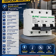 ⚡100 A ⚡BREAKER SPC ERMOMAGNÉTICO TRIPOLAR 100A. MENSAJERÍA CON FACTURA Y GARANTÍA. 📲 54833699 - Img 56812257