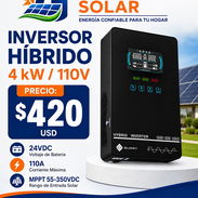 Inversor Solar Híbrido 4KW 110V – Nuevo - Img 56698678