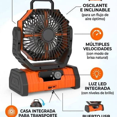 Ventiladores Recargables// Modelos F6,X11j,X13 20mil mHa y F22 40 mil mHa - Img 126585519