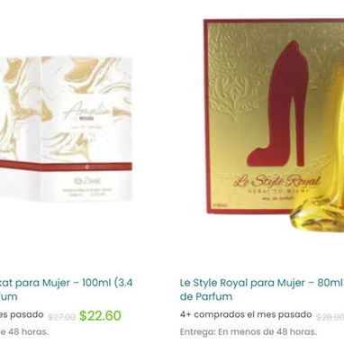 Perfumes para mujer y hombre . Perfumes árabes - 8/10