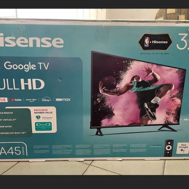 Smart TV 32 pulgadas marca Hisense A4 Series FULLHD Google TV Precio $195 USD Transporte Incluido garantía y factura - Img 124375487