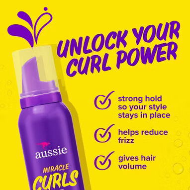 Espuma - Aussie Miracle Curls Mousse – Espuma para Definir Rizos y Dar Volumen - 6/7