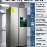 REFRIGERADOR HISENSE SIDE BY SIDE 15.6 PIES | $850 USD | ENVÍO INCLUIDO | FACTURA Y GARANTÍA | CONGELACIÓN SECA NO FROST - Img 57681373