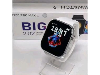 Relojes ⌚✨ inteligentes (Smart Watch) ⌚✨ ✅️Modelo T900 Pro Max L serie 9  última generación son de este año super buenos - Img 66189988