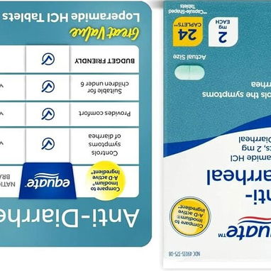 Equate anti-diarreico 24 capsulas 2mg + adhesivo STS 🧩💾 - 2/5