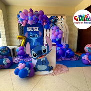 Decoración de cumpleaños de Stitch‼️ - Img 55775348
