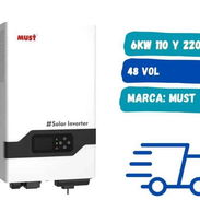 INVERSOR MUST -capacidad 6kw -48vol -110 y 220 vol - - Img 57367094