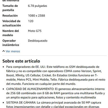 Moto G75 (+ Mica protectora + Cover) - 2/3