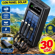 Powuer Bank con panel solar - Img 57961675