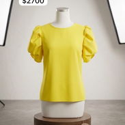 Blusa amarilla de mujer - Img 57650990