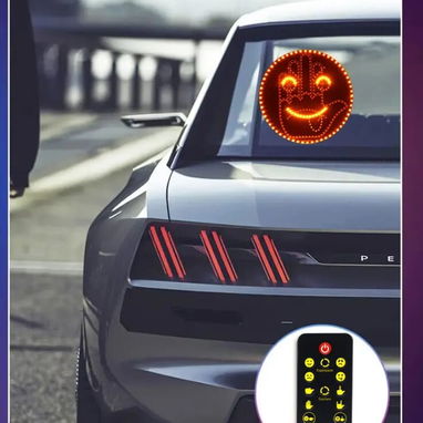 luz LED para ventana trasera de coche con forma de mano - Img 100435066