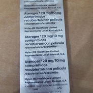 Vendo rosuvastatina/ezetimba - Img 57626526