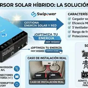 Inversor Solar Híbrido 4000W 24V a 110V Onda Pura MPPT 140A Pantalla LCD Táctil - Img 55860343