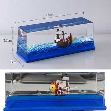 🚢 Barco One Piece en Botella | Juguete Decorativo Insumergible | Regalo Ideal para Fans del Anime ⛵ - Img 106859994