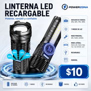🔦 Linterna LED Recargable – Potente y versátil 🔦 pRECIO 10$ - Img 55880271