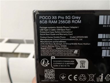 Xiaomi Poco X6 Pro 5G 8+256 y 12+512 6.67" 64MP OIS sellado en caja prensado a estrenar Dual sim + Garantía 52905231 - Img 60493748