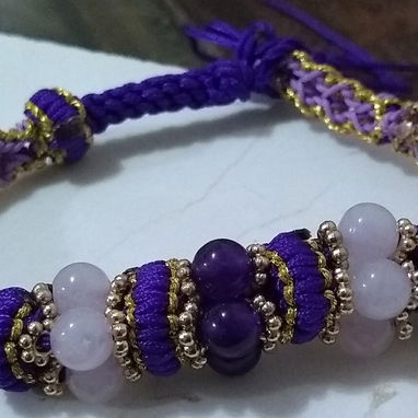 VARIEDAD DE PULSERAS TEJIDAS DE HILO CHINO - Img 123929782