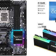 💲460usd KIT Gaming 12th generación  Board ASRock Z690 Pro RS DDR4 Micro Intel Core i5 12400 Ram ddr4 16gb (2 x 8 GB) 3 - Img 45500641