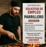 🔥 ¡ÚNETE A NUESTRO EQUIPO COMO PARRILLERO! 🔥 - Img 50038819