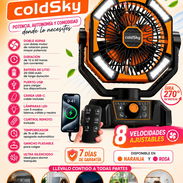 VENTILADOR RECARGABLE COLDSKY - Img 56895733