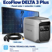 Combo de delta 3 plus + cable de 10m + Panel de 450w - Img 58308571