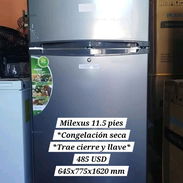 *Refrigerador Milexus de 11.5 pies³*👣 *Congelación seca* ✅️ *Trae cierre y llave* - Precio 485 USD - Img 55772034