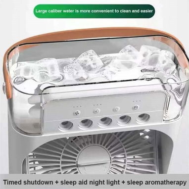 Ventilador-enfriador-humidificador de aire. Incluye el cable y cargador USB - Img 109900409