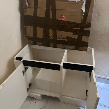 Mueble para lavabo con espejo. - 2/2