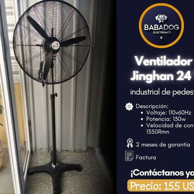 Ventiladores industriales de pedestal (24") y de pared (20") pulgadas - Img 121602398