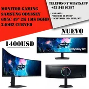 Monitor Gaming Samsung Odyssey G95C 49" 2K 1MS DQHD 240Hz Curved (1.400 USDUSD) "Nuevo Sellado" - Img 58357436