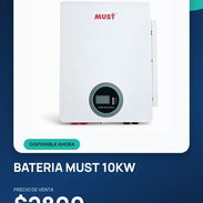 Baterías para inversores y sistemas solares: Sako 10kWh y 15kWh, Must 10kWh.  Somos Mipyme, radicamos en Playa - Img 57344141