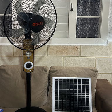 Ventilador Solar de Pie de 16″ (6 Velocidades y Extras) - Img 121954740
