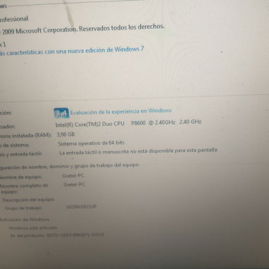 Vendo laptop(20 mil cup) las propiedades están en la foto eh Sido el único dueño , solo funciona a la corriente como tod - Img 118732215