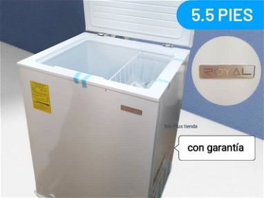 Frizzer 5.5 pies, Refrigerador con/dispensador 11 pies Royal - Img main-image