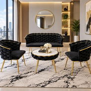 📢 Juegos de muebles modernos, para sala con cuatro piezas incluida. Importados - Img 57302580