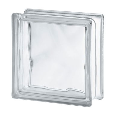 Bloque de cristal,  clarabollas de 19x19, lisos - 2/2