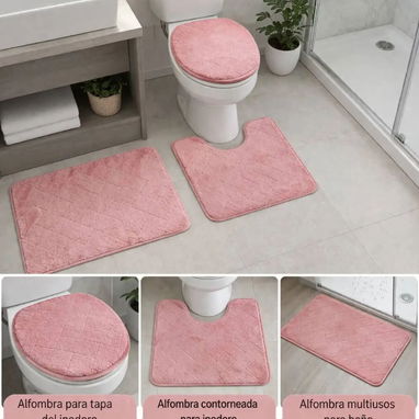 Set de alfombras para baño (3 y 2 piezas) - 3/8